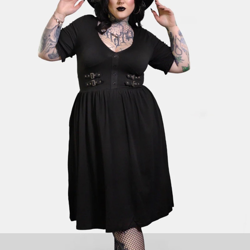 COPY - Forest Ink Oblivion midi dress